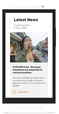 Office Group Mobile Website Latest News Section